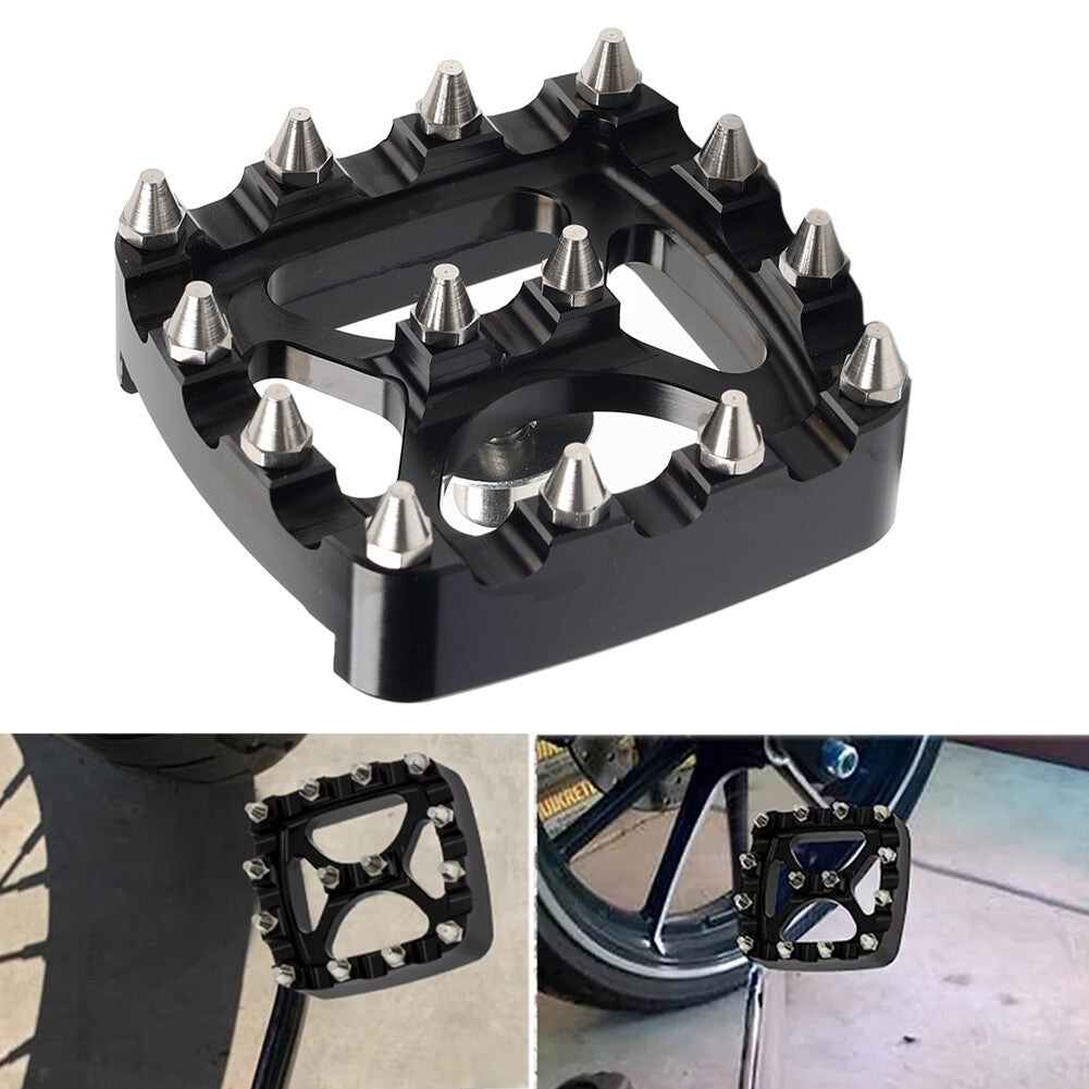 Small CNC Brake Brake Pedal Pad Cover for Harley Dyna Sportster XL883 Softail XG