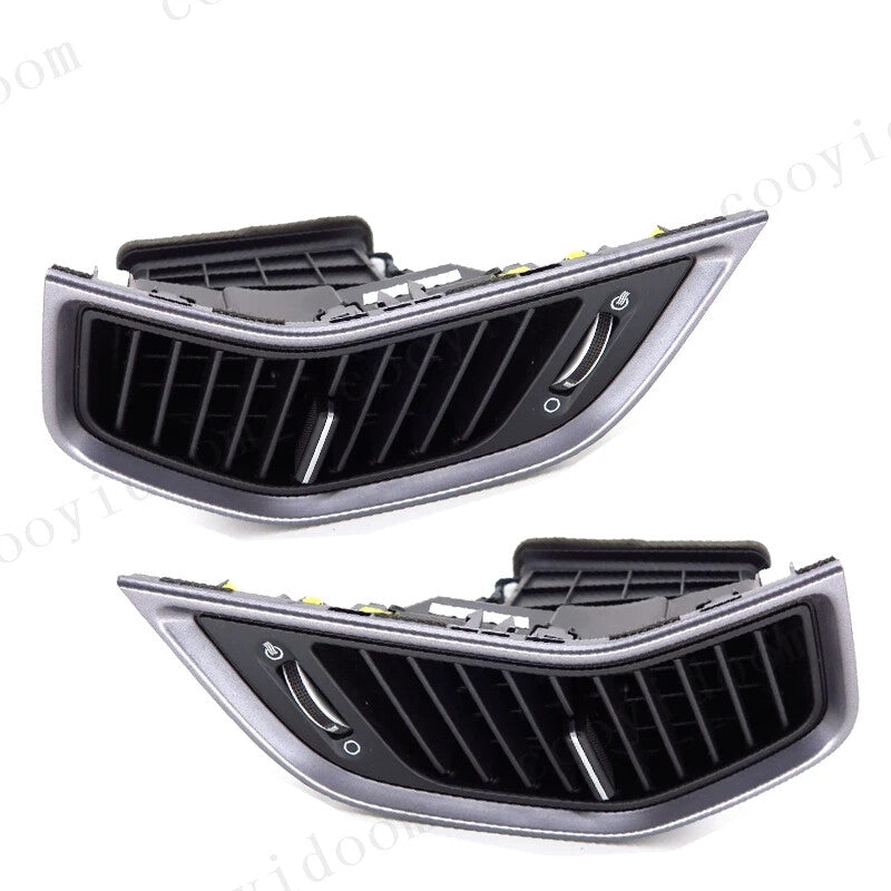 LH Center Air Conditioning Vent Grill With Chrome Plate for Hyundai FeIX45 13-17