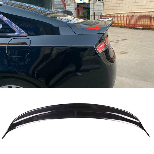1P for Lincoln MKZ 2013-2020 Sedan Rear Door Trunk Lip Spoiler Wing Glossy Black