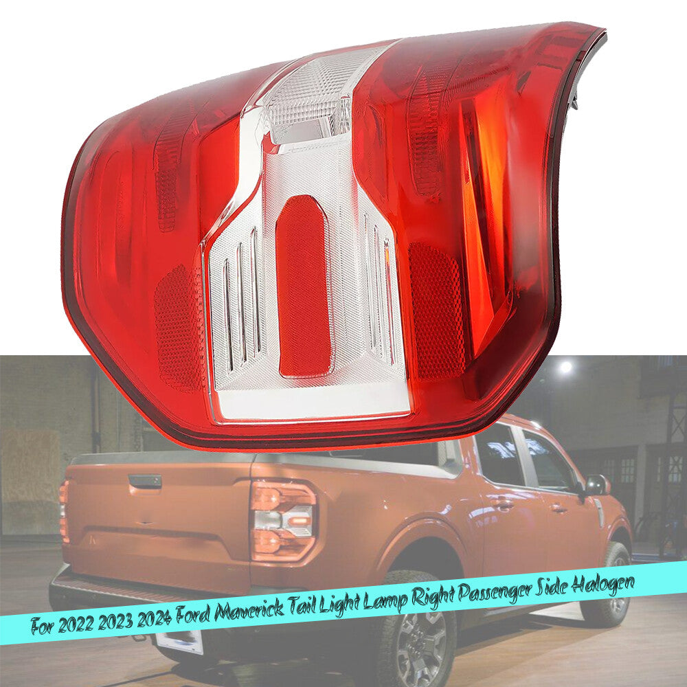The right-side taillight is a halogen bulb and is suitable for 2022, 2023, and 2024 for Ford Maverick NZ6Z-13404-C
