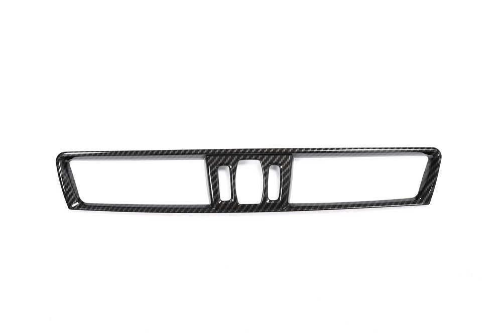 Carbon ABS Central Air Conditioner Outlet Vent Cover for BMW X1 X2 F48 2016-2021
