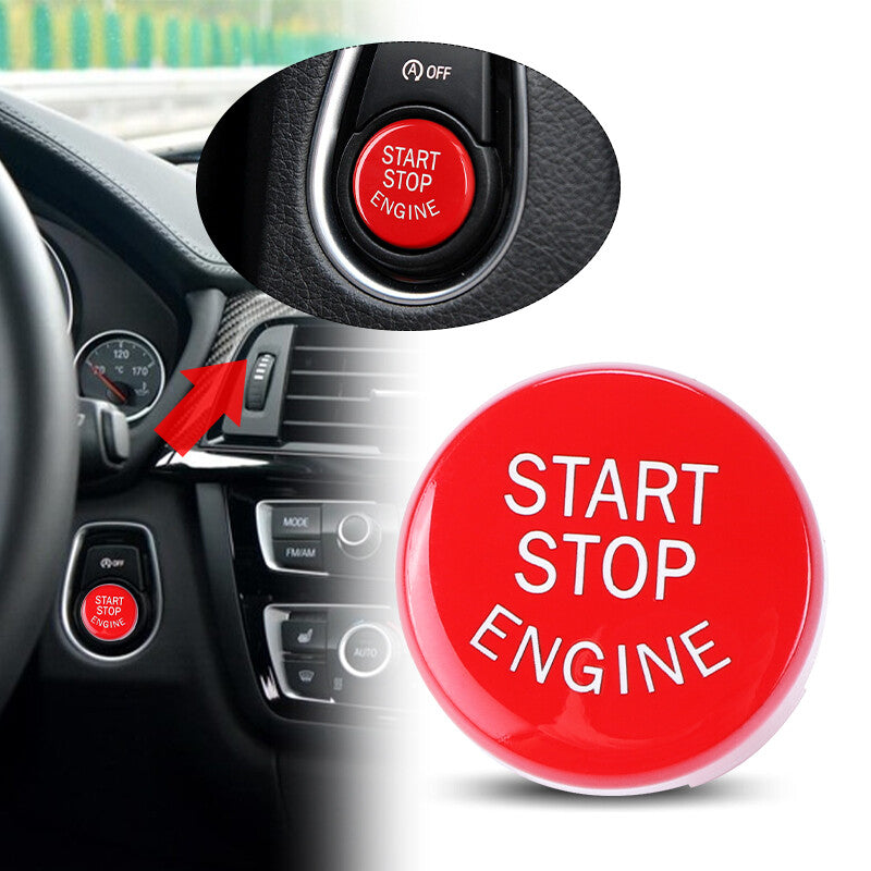 Engine Start Stop Push Button Cover Trim Red for BMW 3 Series F30 F31 2012-2018
