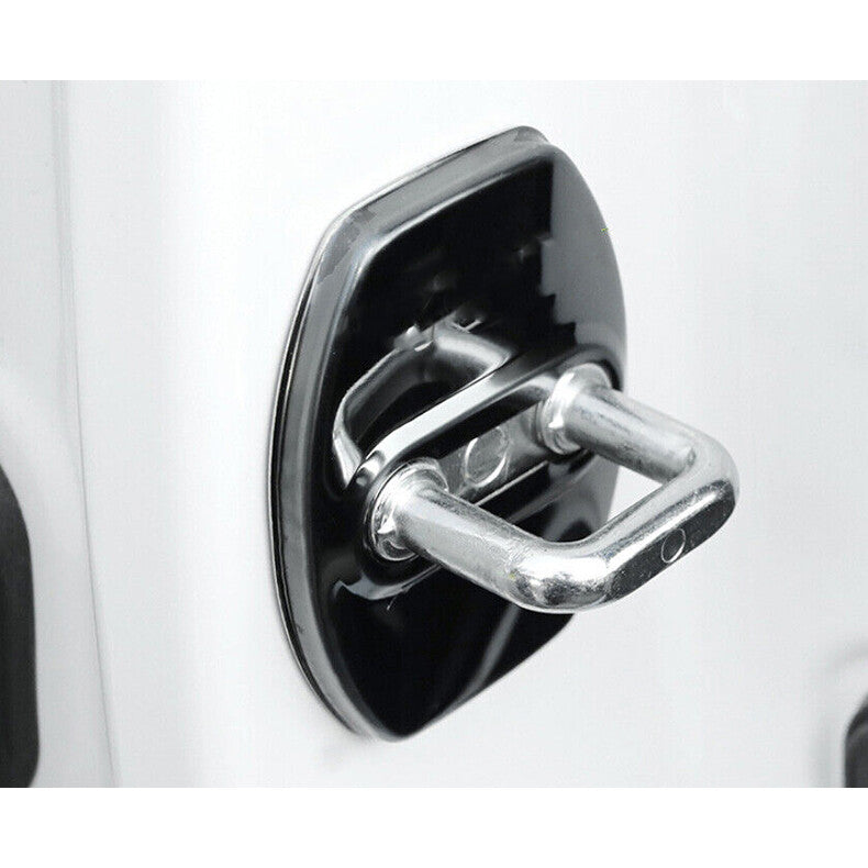 for Kia K5 2021-2023 black titanium Car Door Lock Buckle Covers Protection Trim