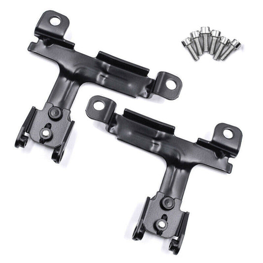 Pair Front Grille Mount Rally Light Bracket For 2014-up for Mini Cooper F55 F56 F57