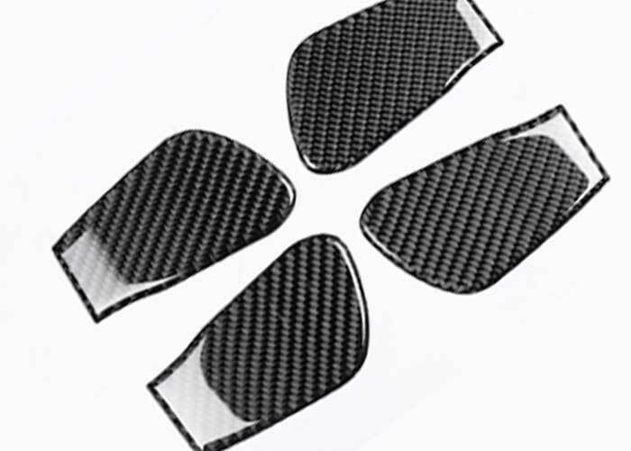 4PCS Real Carbon Fiber Inner Door Bowl Cover Trim for Honda for Civic 11th 2022 Up