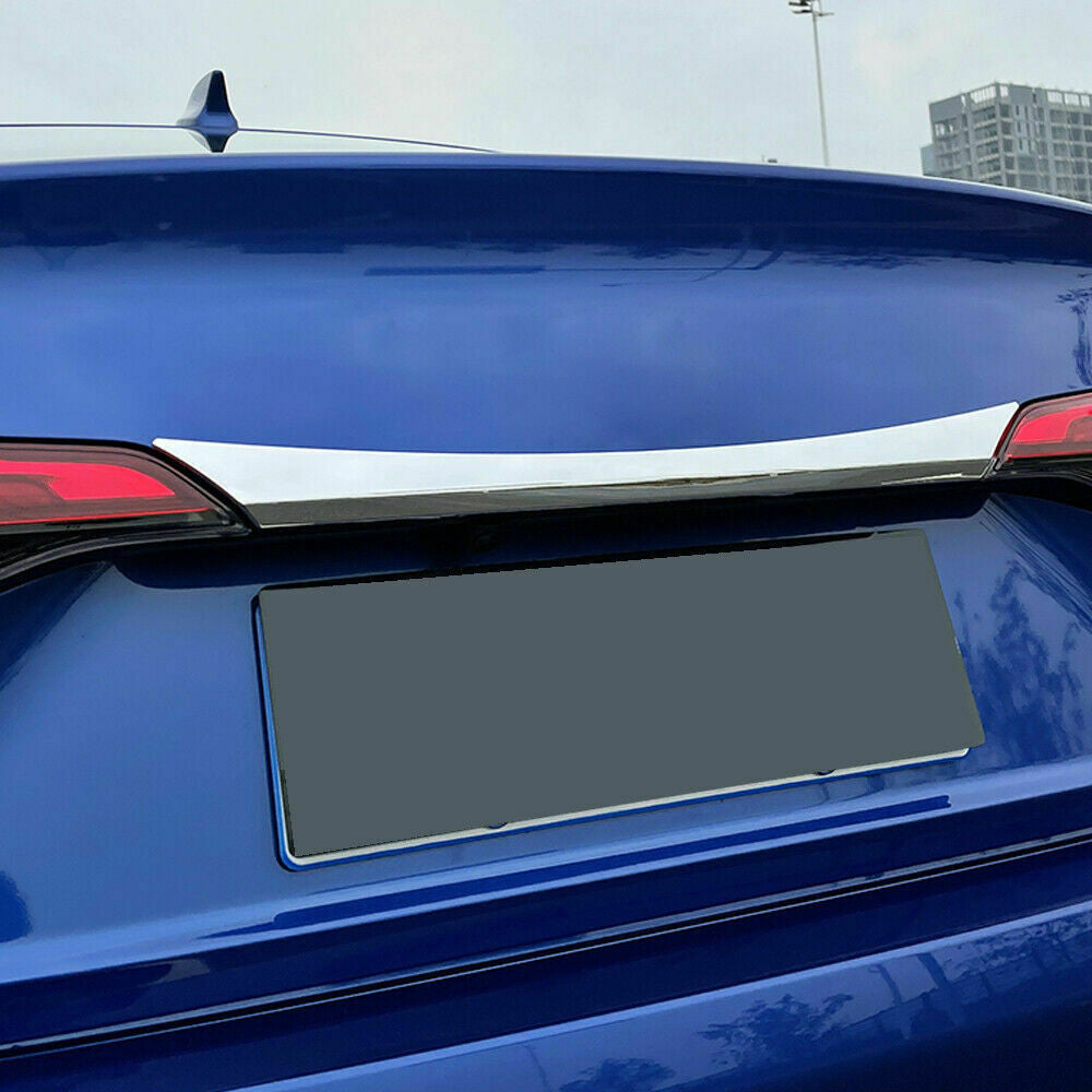 for Honda for Civic Sedan 2022-2023 Chrome Rear Trunk Tailgate Lid Panel Cover ABS