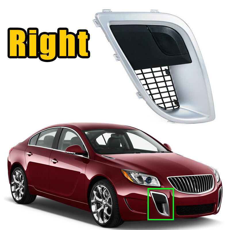 Right For 2012-2017 for Buick Regal GS Front Bumper Fog Light Lamp Frame Lid Bezel