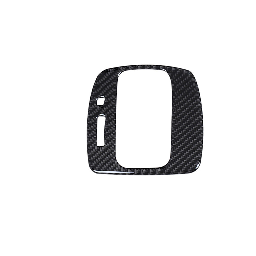 Carbon Fiber Interior Gear Shift Panel Cover Trim for Ford Escape 2013-2016