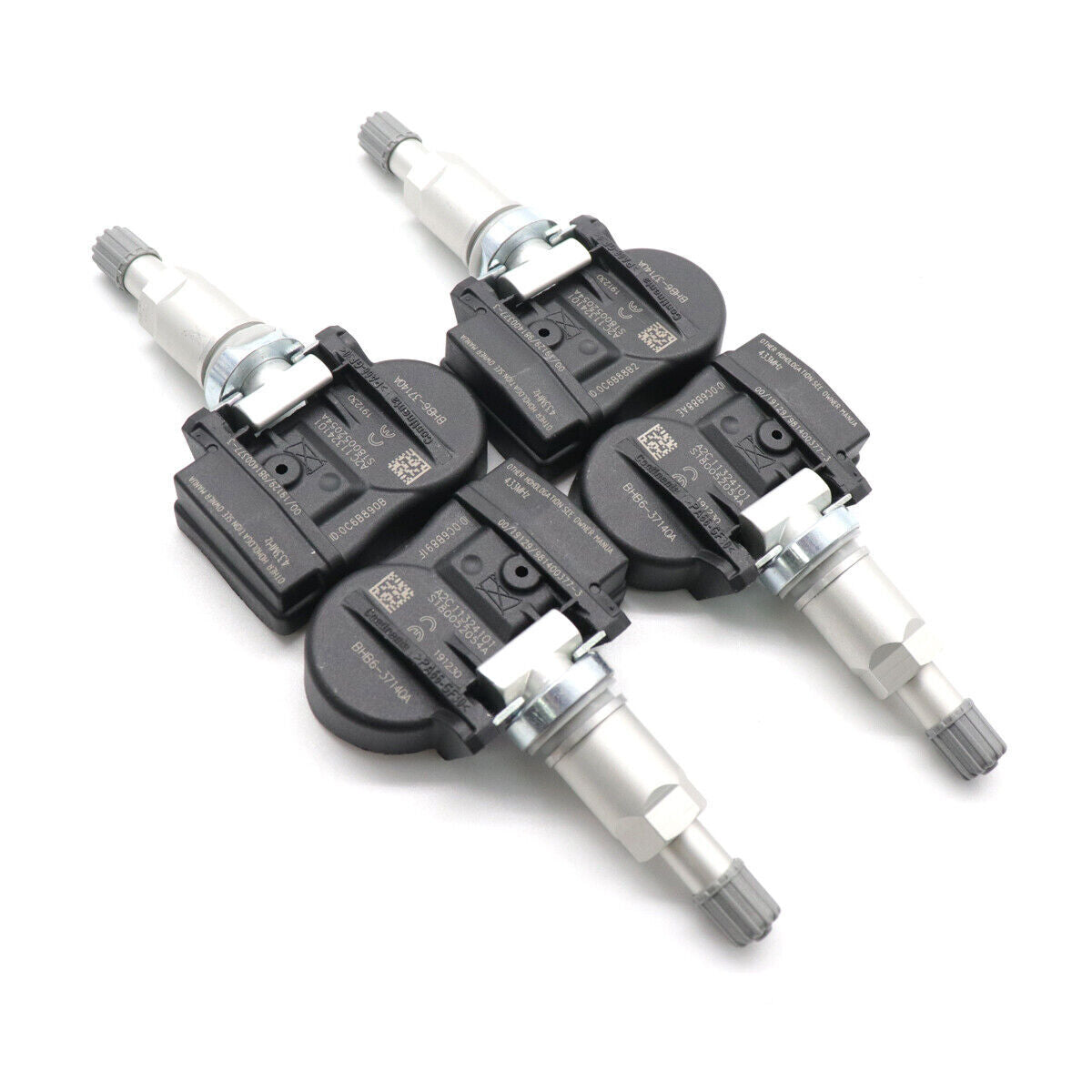 4-pack of new Tire Pressure Monitoring System (TPMS) sensors for Mazda MX-5 Miata 2009-2015 433MHz