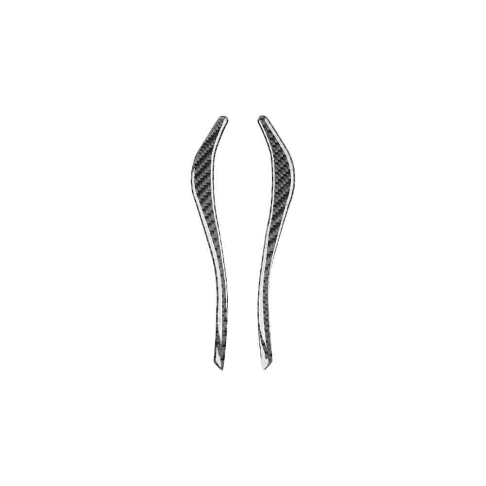 Carbon Fiber Steering Wheel Side Strips Cover Trim for Nissan Rogue 2014-2016
