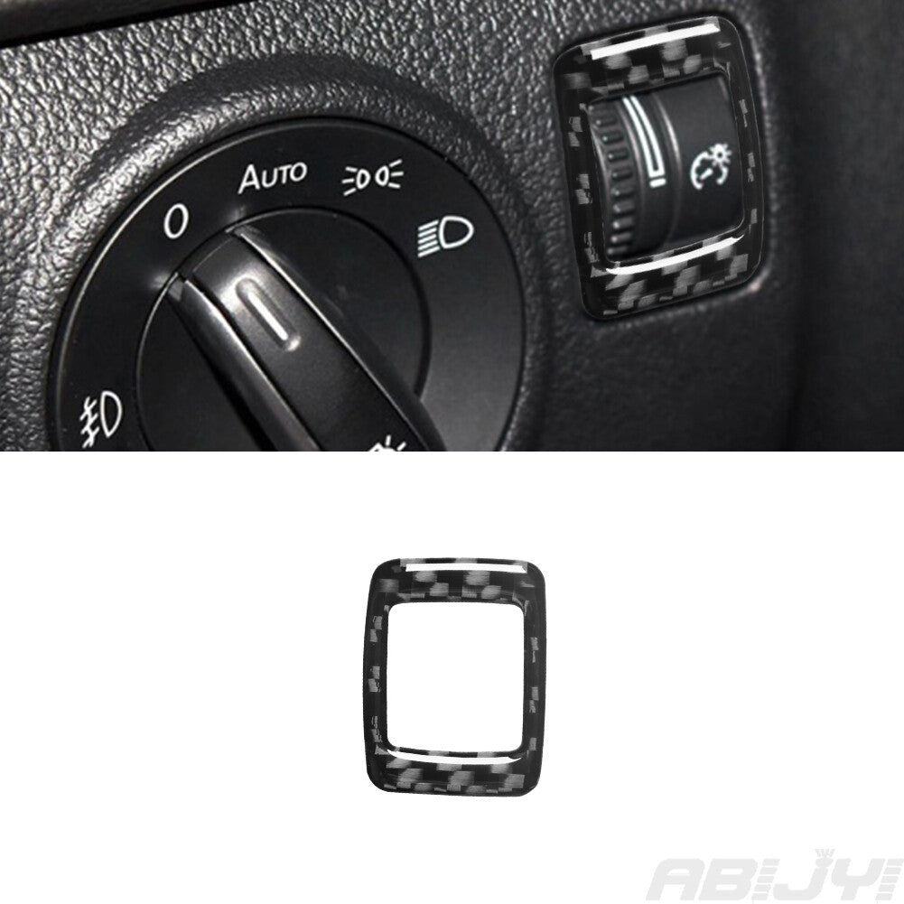 31Pcs Carbon Fiber Full Interior Kit Cover Trim for Volkswagen for Tiguan 2013-2017