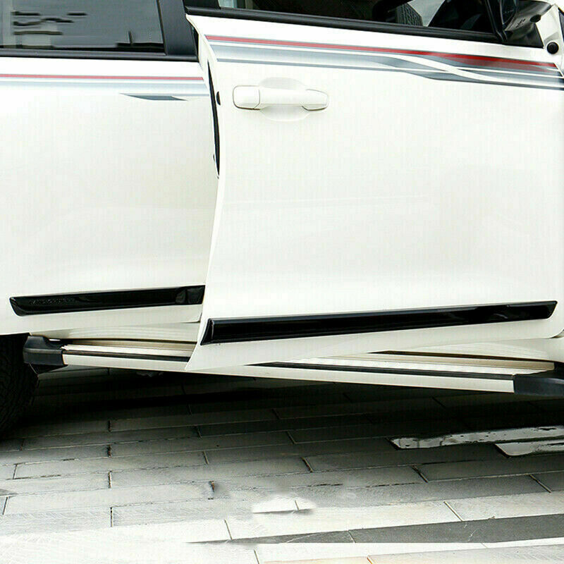 Black Body Door Side Molding Cover Trim For 2008-2021 for Toyota for Land Cruiser LC200