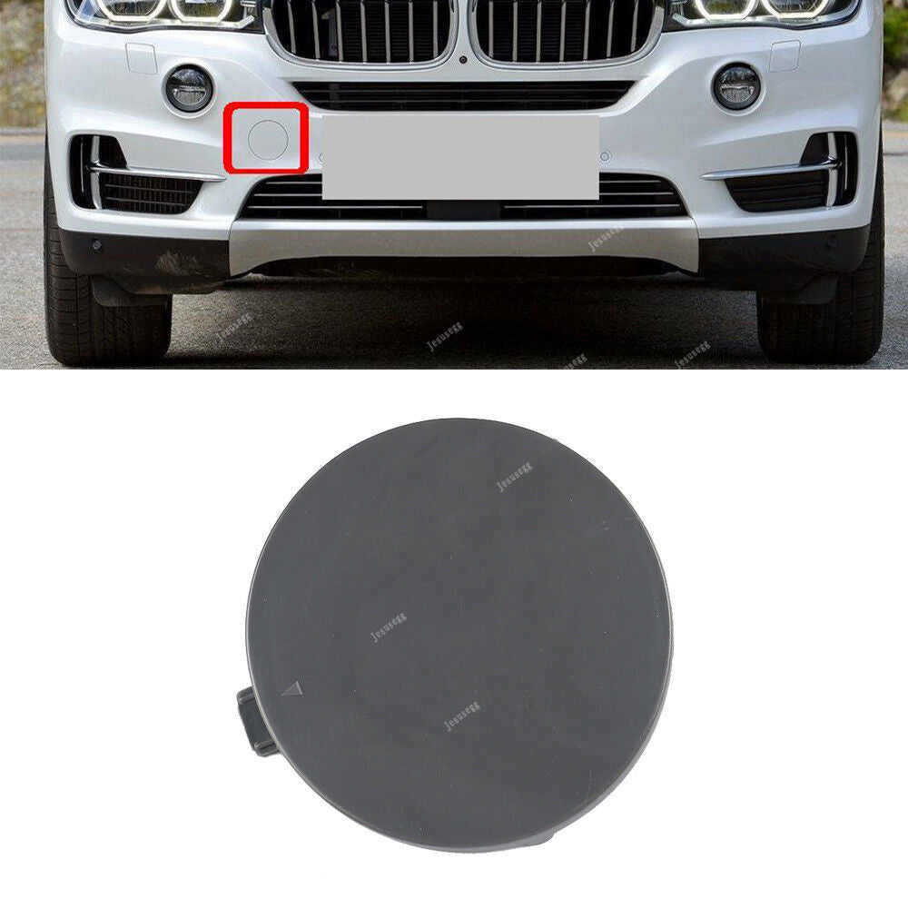 Left Side Front Bumper Tow Hook Cover Tow Eye Cap Fit for BMW F15 X5 2013 2014