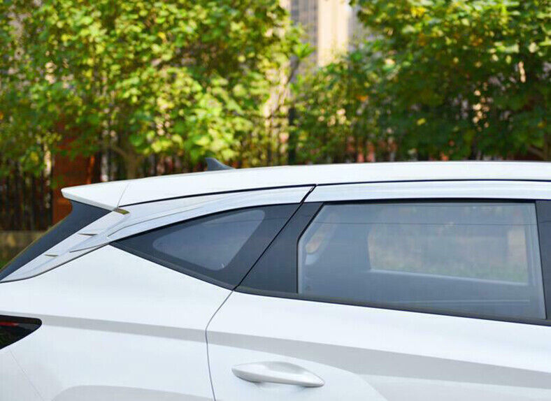for Hyundai for Tucson 2022-2023 Chrome Window Visor Vent Shades Sun Rain Guard 6PCS