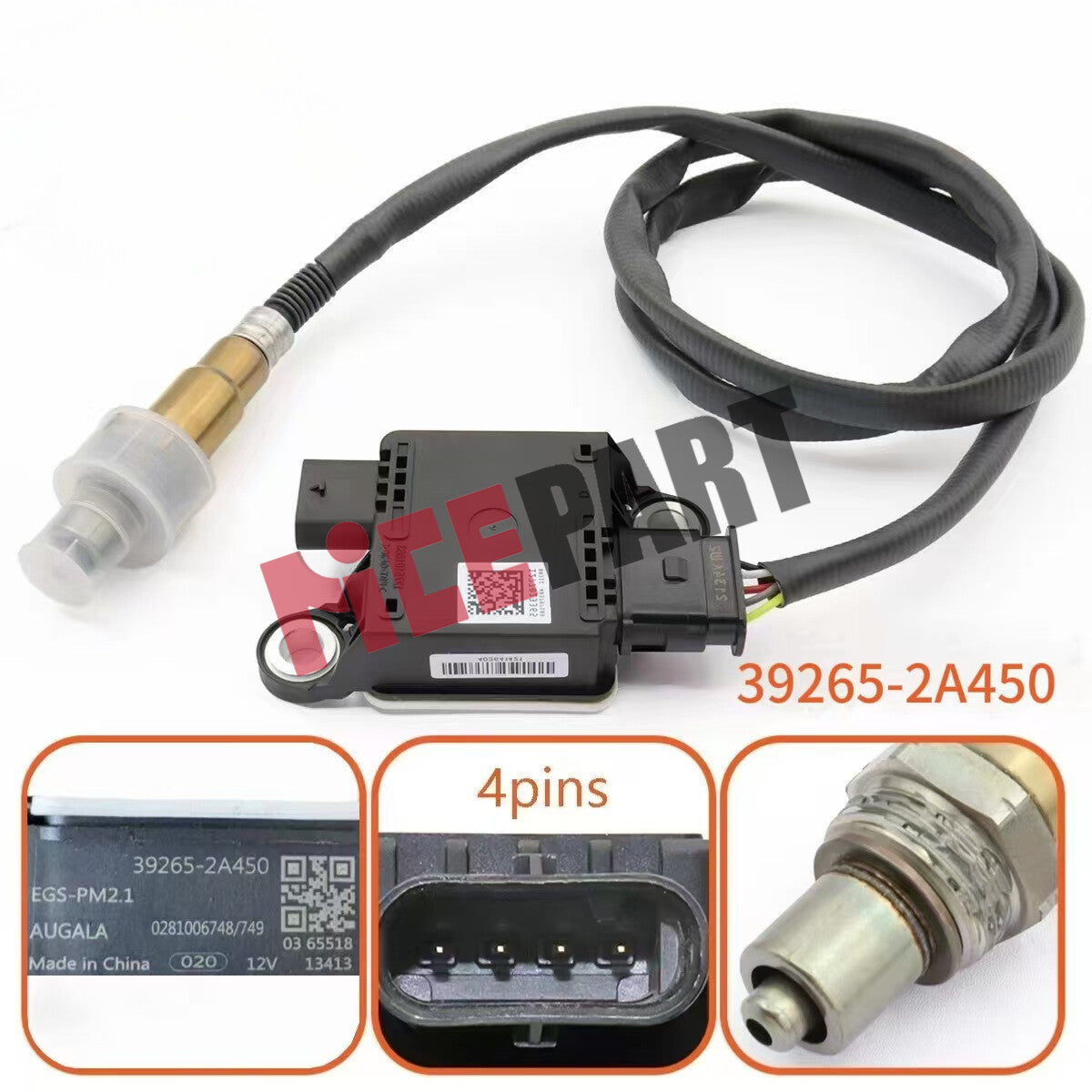 The 39265-2A450 particulate matter sensor is compatible with the for Hyundai Azera and for Kia Optima K7.