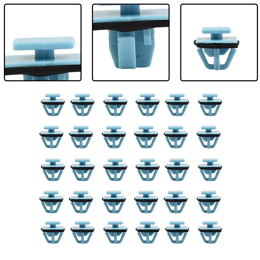 30 Molding Clips for Kia for Hyundai Fender Flare - Rocker -Door  Exterior Moulding