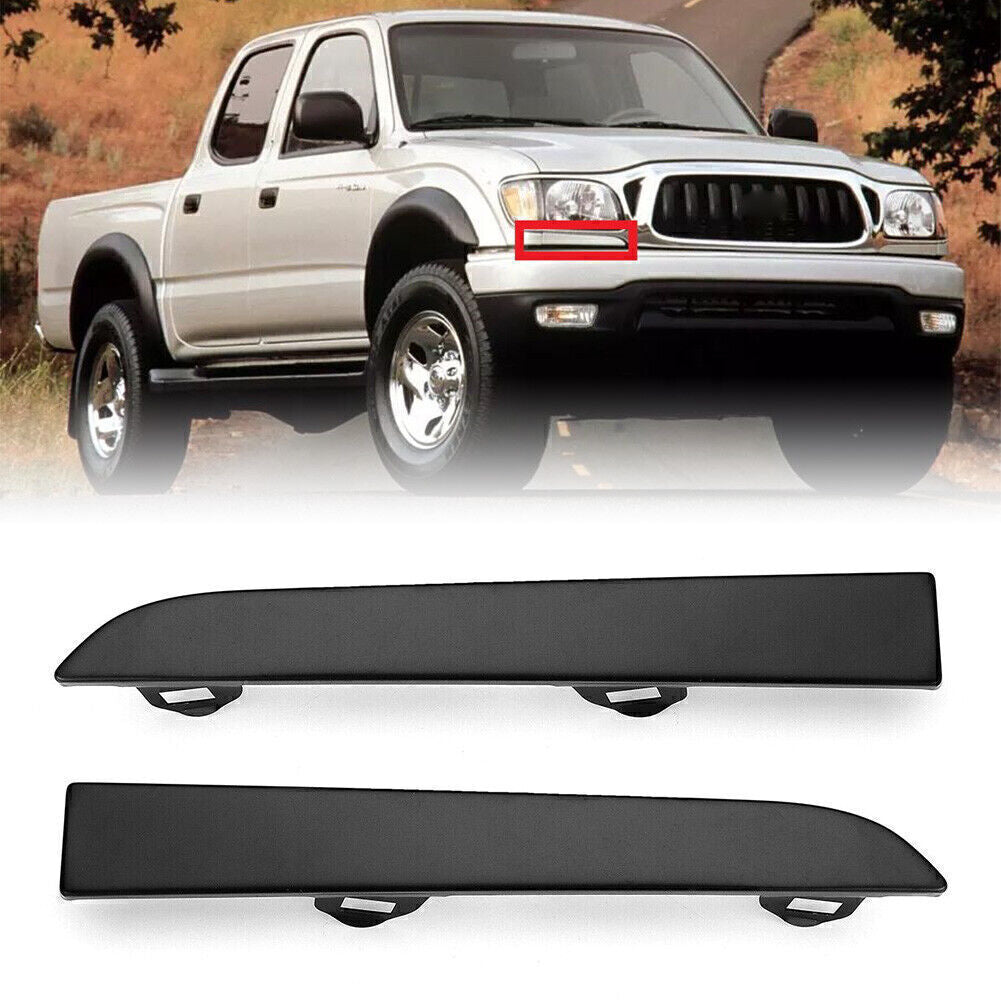 Headlight Lamp Lower Filler Moulding Trim Panel for Toyota Tacoma 2001-2004 Pair