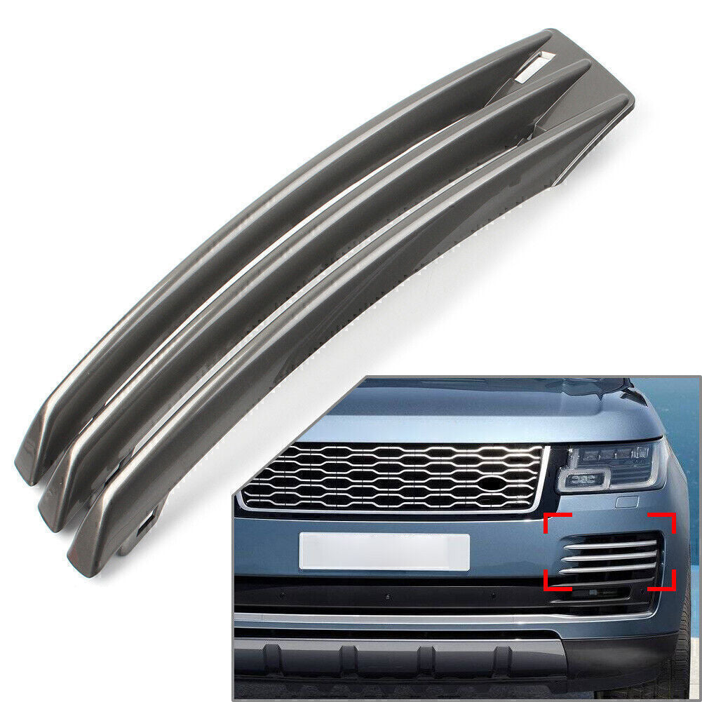 Left Front Fog Bumper Grille Air Vent Cover for Land Rover Ranger L405 2018-2021