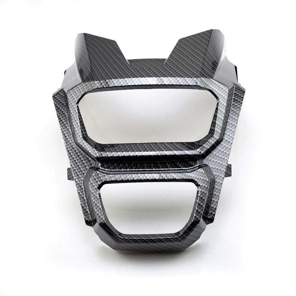 Motorcycle carbon fiber pattern shell Front Light Guard Cover 16-18 Monke MSX125