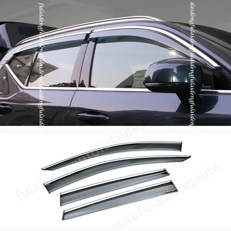 for Volvo XC40 2018-2022 ABS Window Visor Vent Sun Shade Rain Guard Visor Trim