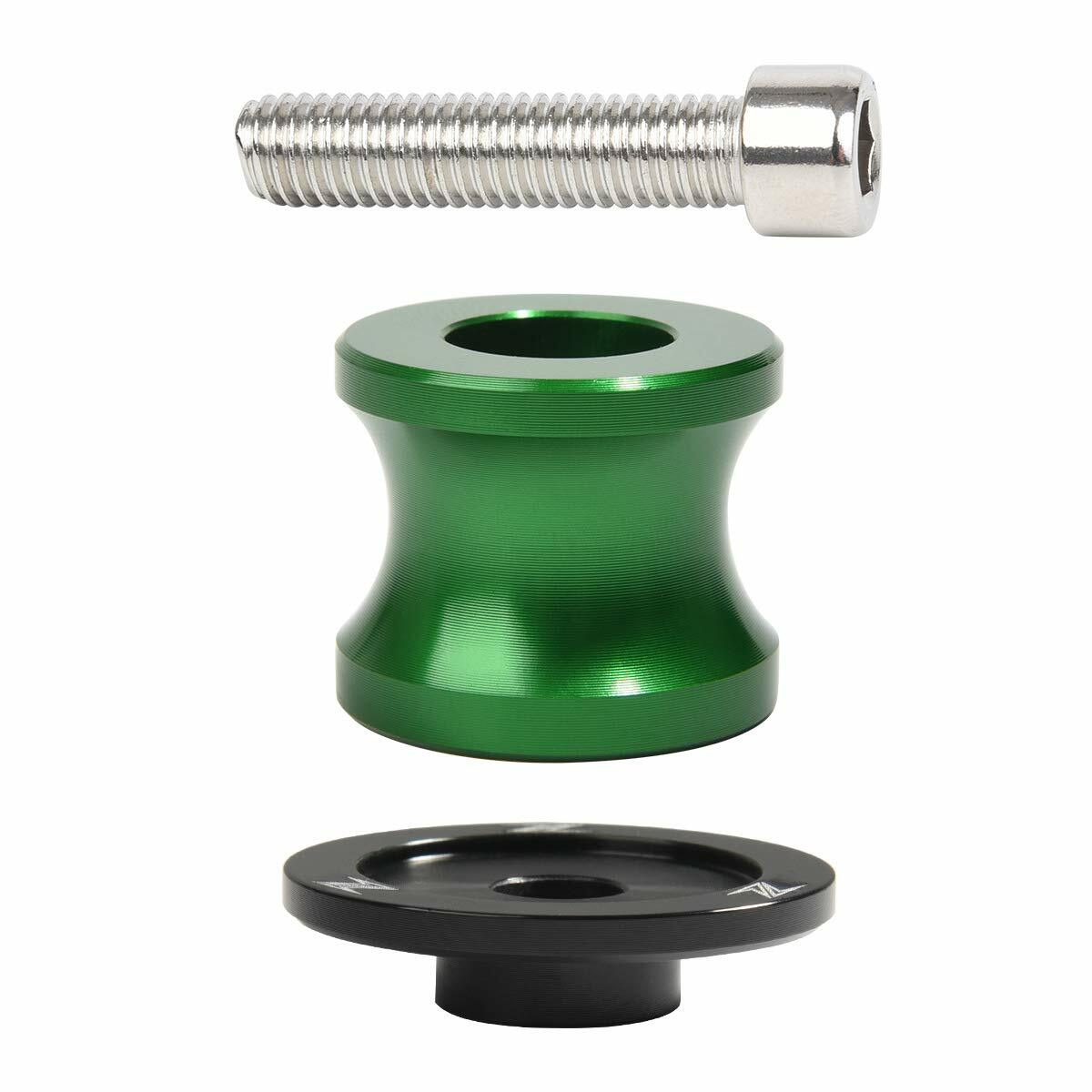 2X CNC 8MM Swingarm Sliders Spools Stand for Kawasaki Honde for SUZUKI