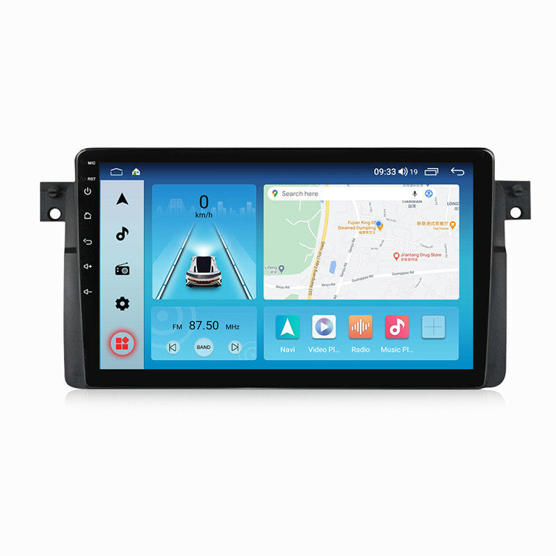 Car 9inch 2din Wifi Android Auto Radio For E46 M3 318 Multimedia GPS Navigation