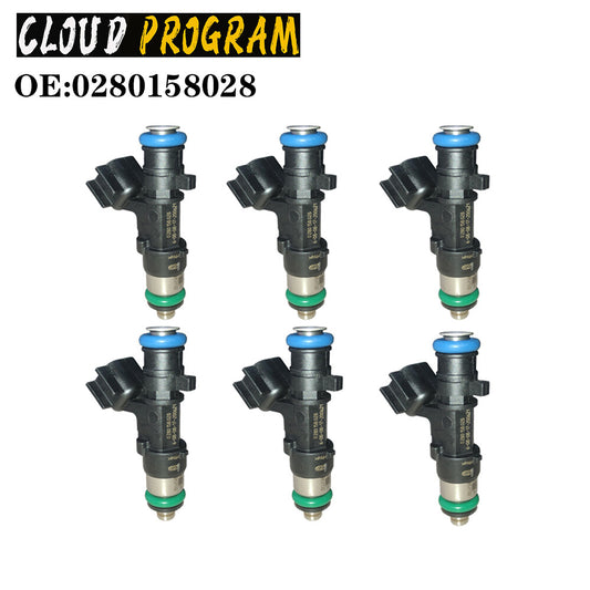 6-piece fuel injector 0280158028 for Dodge for Chrysler Sebring 2.7L and 3.5L V6