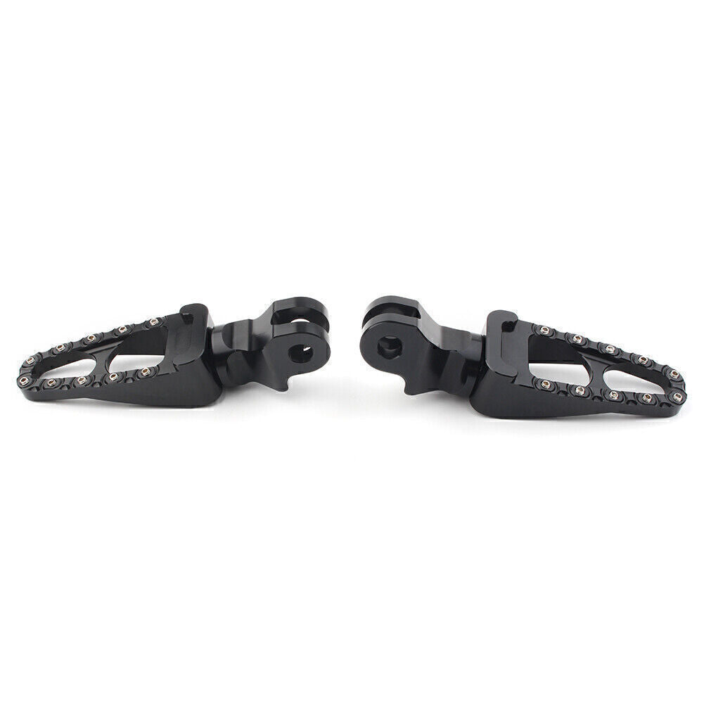 Rear Black Foot Pegs Footrests for Thunderbird Storm 2010 2011-2014 Adventurer
