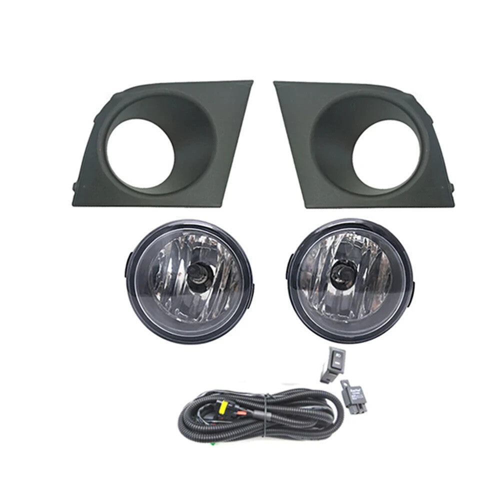 LED fog light cover frame wiring grille for Nissan Tiida Latio 2005-2008 1 set