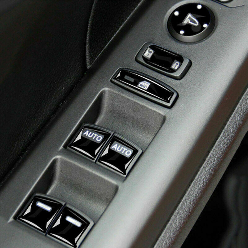 for HONDA for CIVIC 10TH 2016-2021 11P Window Lift Switch Button Cover Trims Black