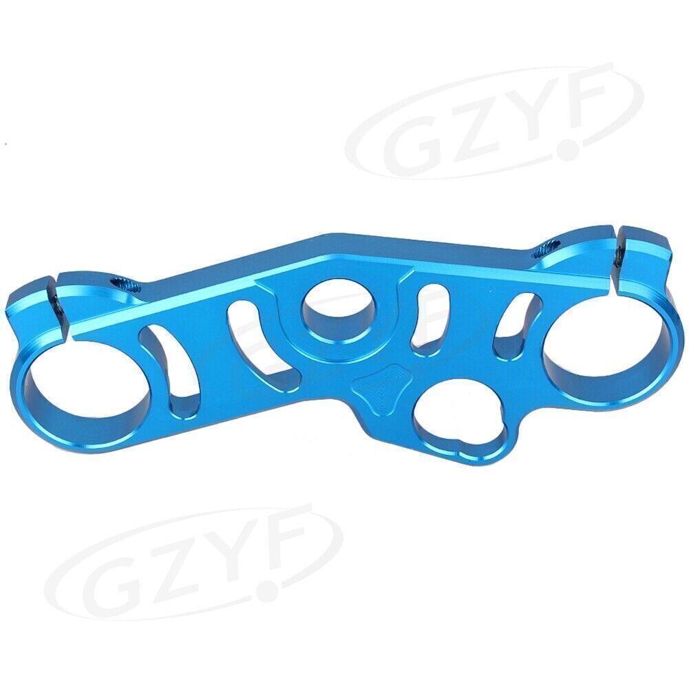 for Suzuki GSXR600/750 06-09  GSXR1000 2007 08 Upper Top Clamp Triple Tree Blue