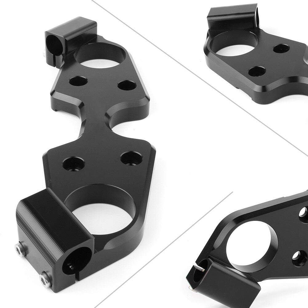 Vordere Gabel Br¨¹cke Klemme Abdeckung f¨¹r for Suzuki Hayabusa GSX1300R 08-19 Schwarz