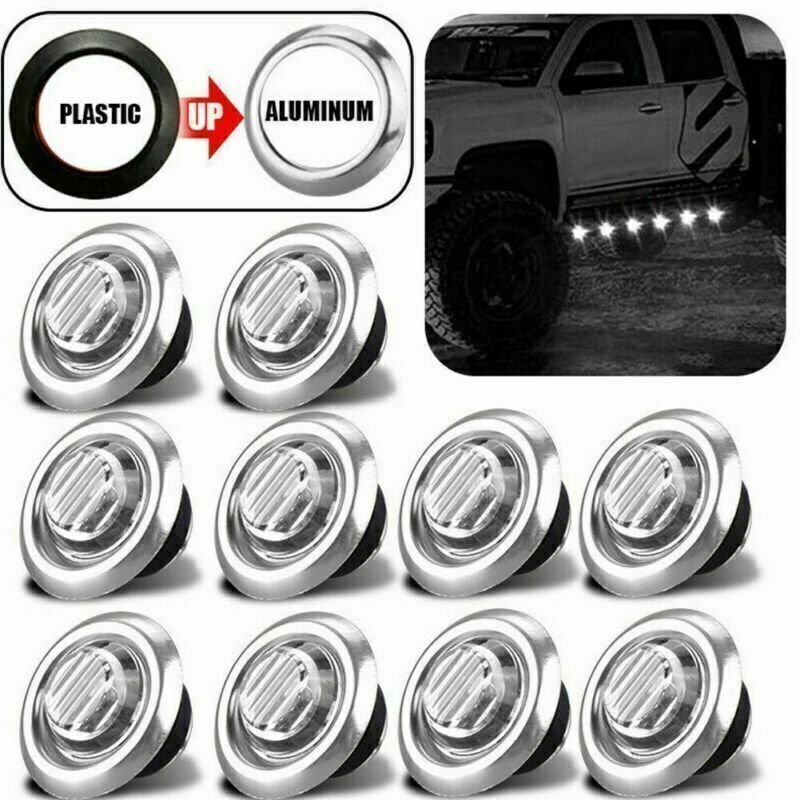 10X 3/4 Marker Light LED Truck Trailer RV Round Side Bullet Indicator 12V-24V
