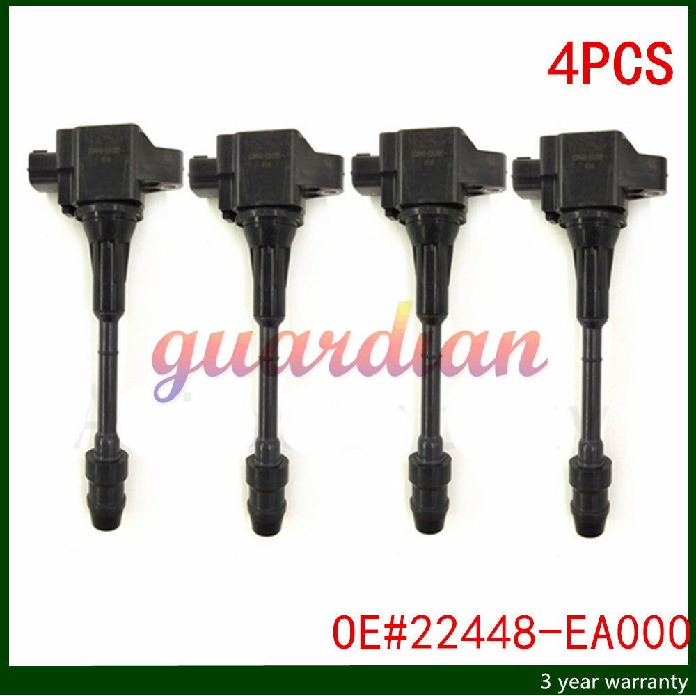 4-Piece Ignition Coil Pack 2005-2016 for Frontier/2009-2012 Equator 2.5L L4 22448-EA000
