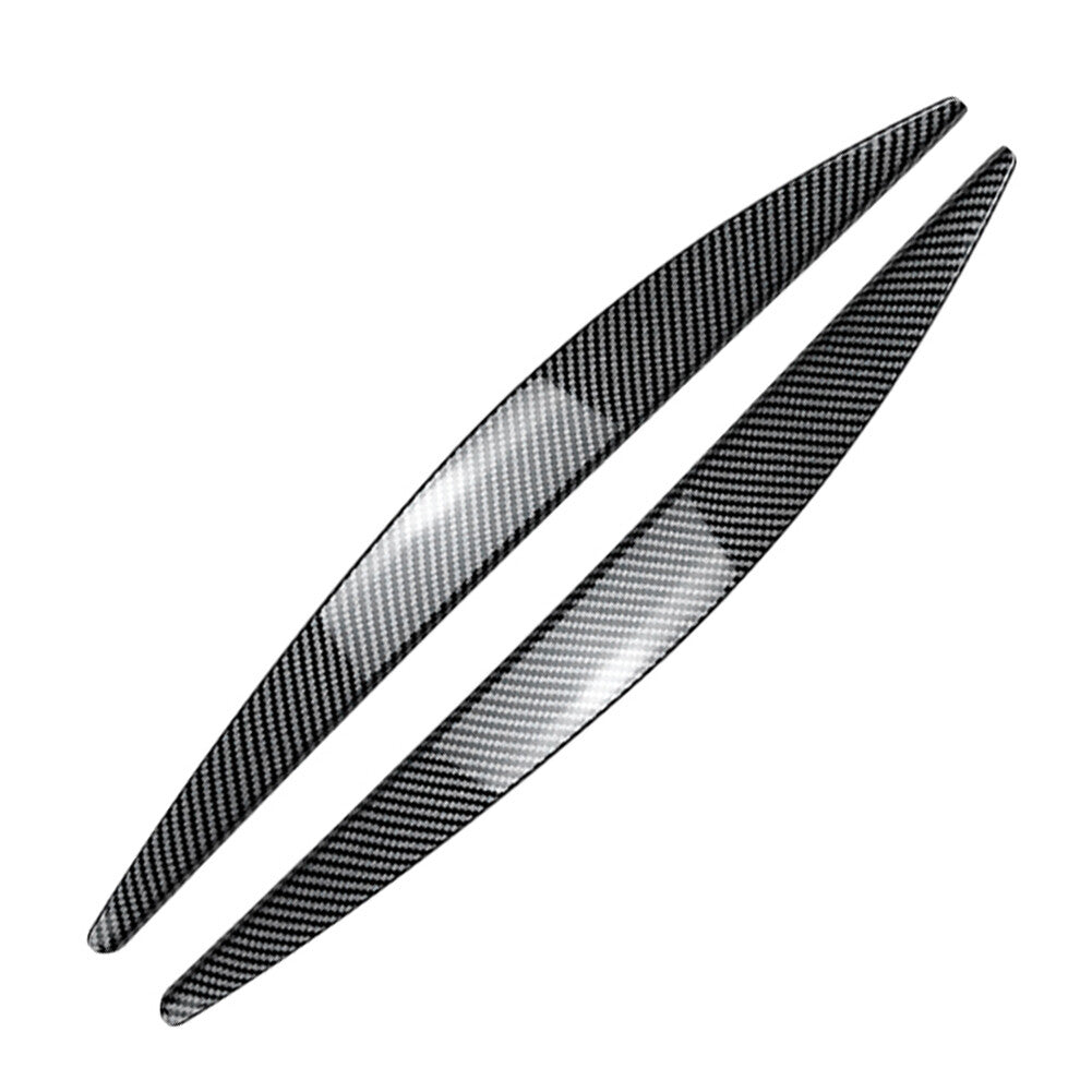 Headlight Lamp Eyelid Eyebrows Cover Trim Carbon for Skoda Octavia MK3 2015-2017