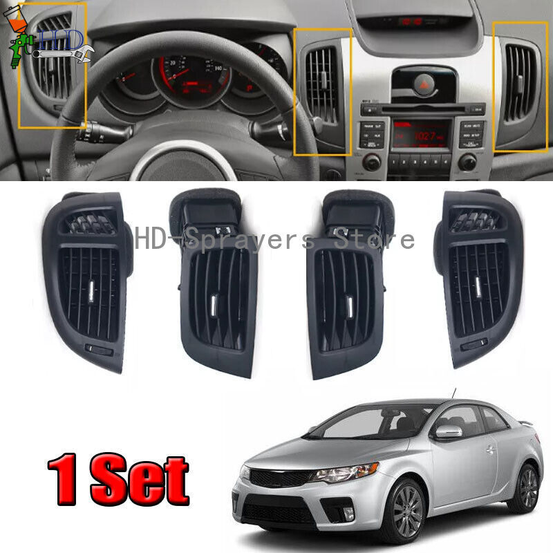 One set of front dashboard air conditioning vents for 2010-2013 for Kia Forte Cerato Koup.