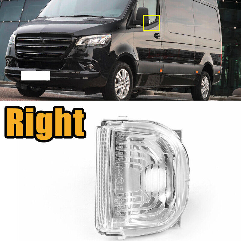 Right Rearview Mirror Light Turn Signal Lamp Fit for Mercedes Sprinter 2019-2020