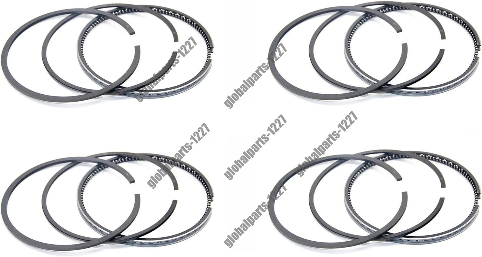 Piston Ring 4 Units 1 Set For Yanmar Engine 4TNV98T Komatsu Engine S4D98E