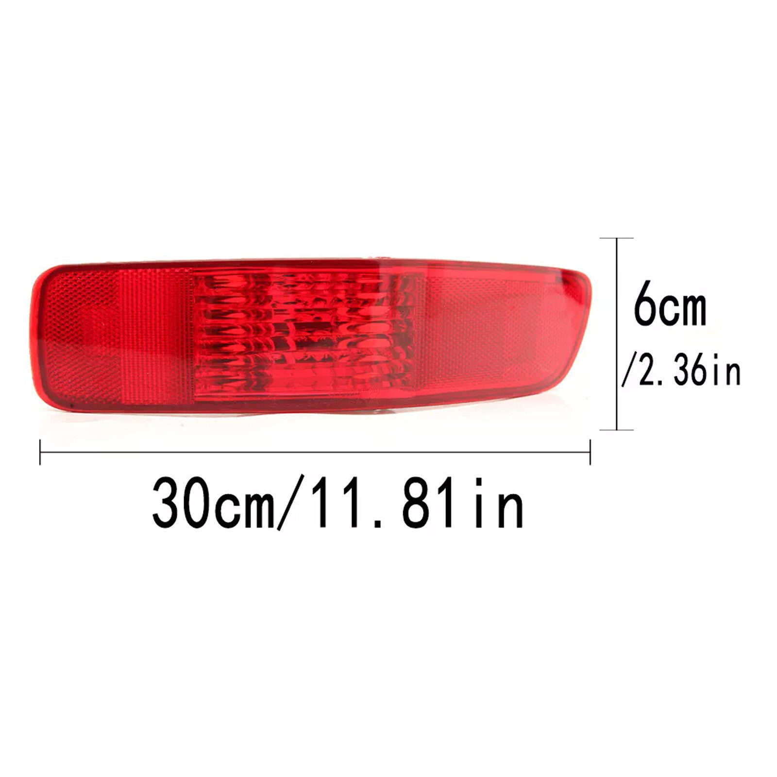 Reflector right rear fog light bumper side markings applicable to Mitsubish Outlander