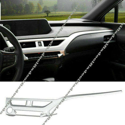 for Lexus UX 200 250h 2019-22 Silver Inner Central Console Dashboard Strip Trim