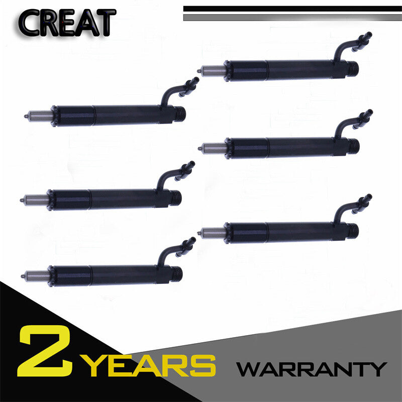 6X Fuel Injectors 675967C91 for Case-IH Tractor 966 1066 1086 1466 1486 1586