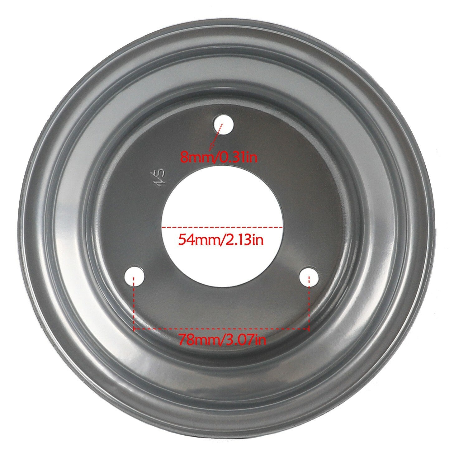 4-piece set of 6-inch wheels with 3 bolts for 145/70-6 tires, suitable for all-terrain vehicles, four-wheel off-road vehicles, Taotao Kazuma