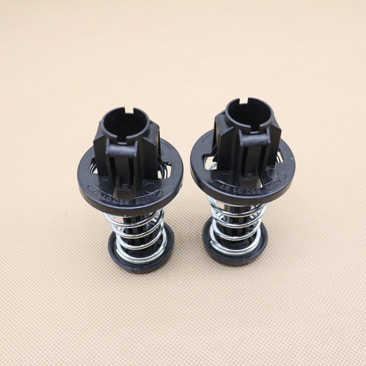 2 Bonnet front hood stop springs for Mercedes-Benz A2058800127