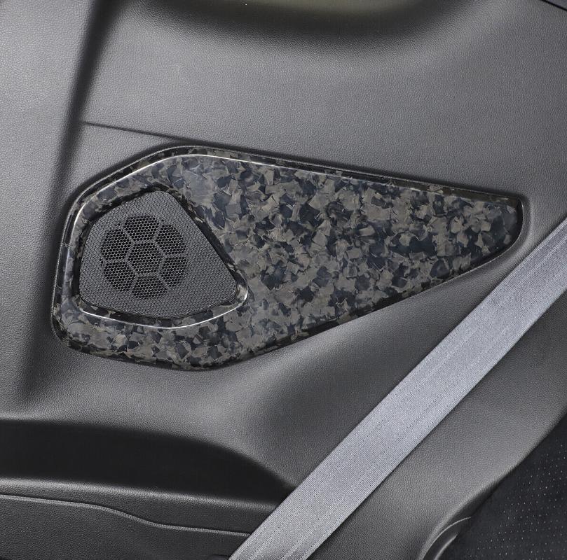 Forging Carbon Rear Door Horn Trim Frame Panel Cover For GR86/ for Subaru BRZ 2022-23