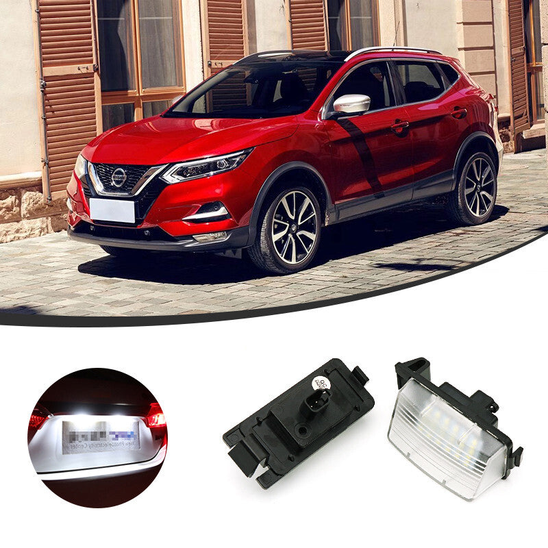 2Pcs FULL LED License Plate Light Tag Lamp For 2009-2020 for NISSAN 370Z(Z34)