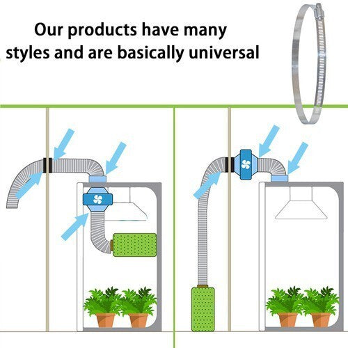 4-inch adjustable hose clamp TS304 hose clamp worm gear adjustable 84mm-108m