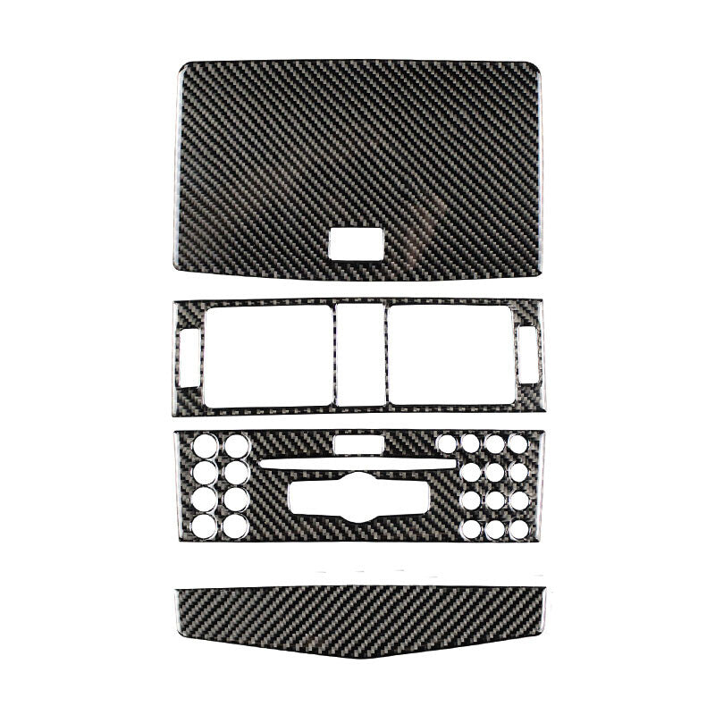 4Pcs Carbon Fiber Interior Trim for Mercedes-Benz C-Class W204 2007-10