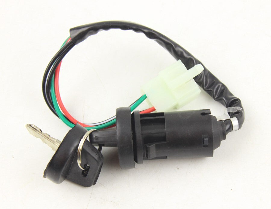 4 Wire Ignition Key Barrel Switch ATV QUAD TAOTAO Pit Dirt Bike Buggy 50cc-125cc