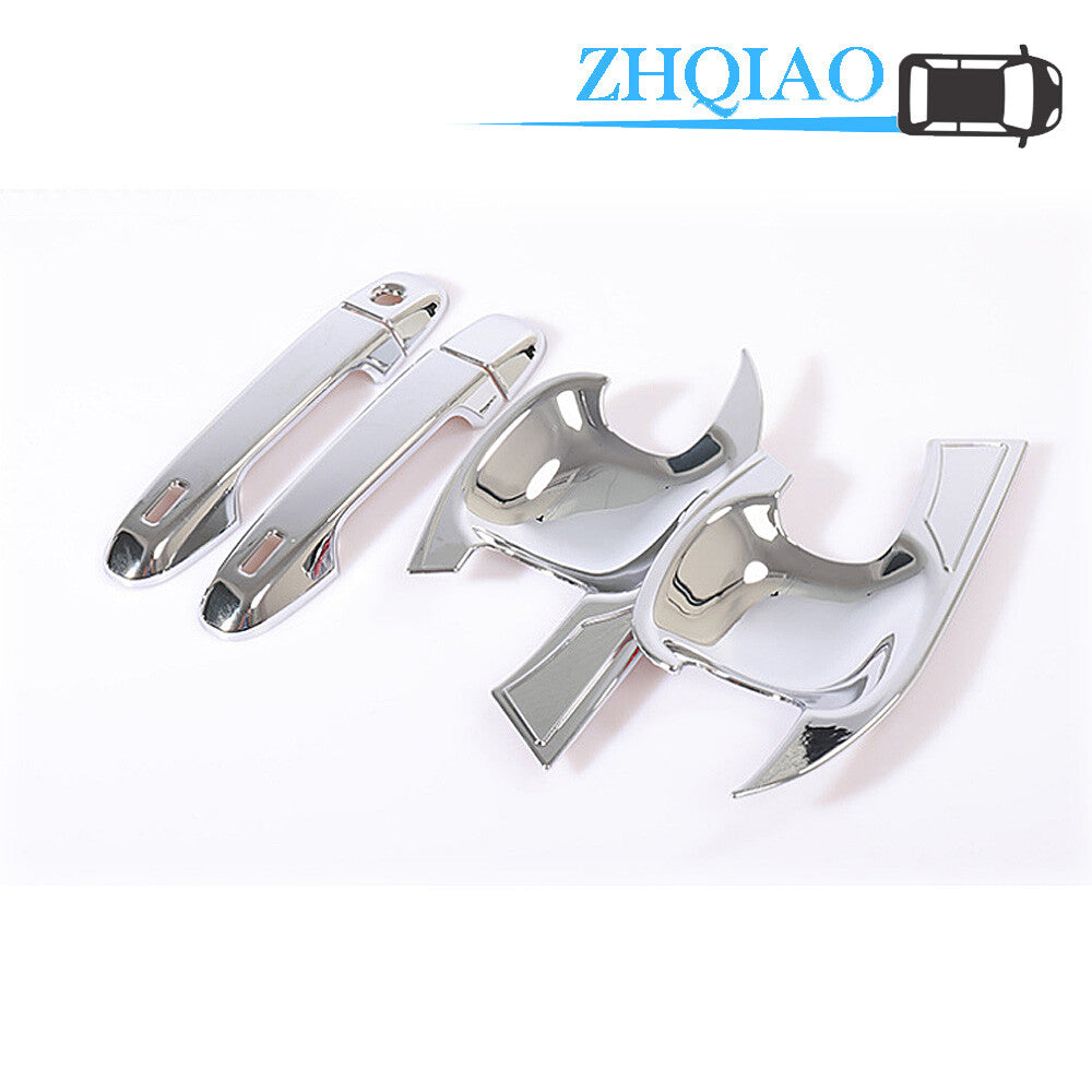 4pcs Chrome Car Door Handle Cover Trim Fits for Toyota CHR C-HR 2016-2020