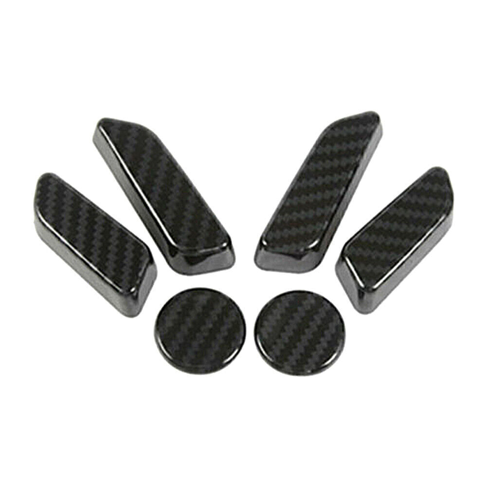 Inner Car for Seat Handle Cover Trim for Tesla Model 3 2017 18 2019 Carbon Fiber 6PC